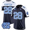 Omarion Hampton Jersey #28 North Carolina Tar Heels Vapor Limited College Football Navy Alternate