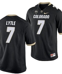 Tyler Lytle Jersey #7 Colorado Buffaloes College Football Game Black