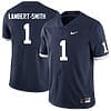 Penn State KeAndre Lambert Smith Jersey #1 College Football Game Navy Retro With Name