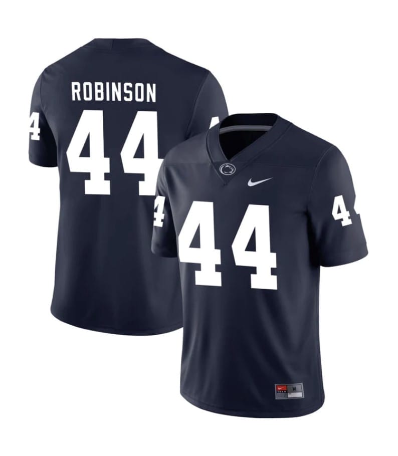 Penn State Chop Robinson Jersey #44 College Football Game Navy With Name