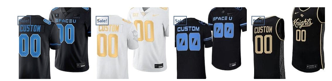 Custom UCF Knights Jersey