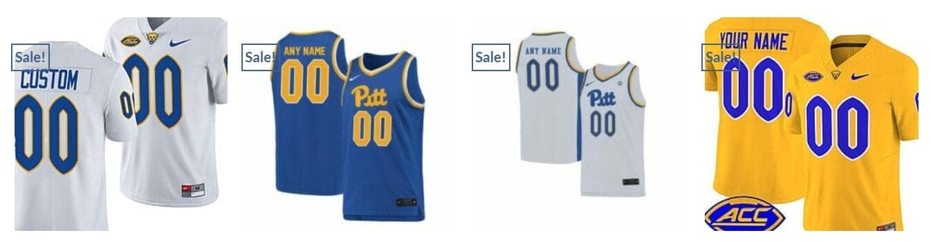 Custom Pittsburgh Panthers Jersey Custom Pittsburgh Panthers Jersey