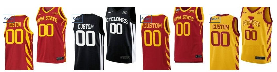 Custom Iowa State Jersey