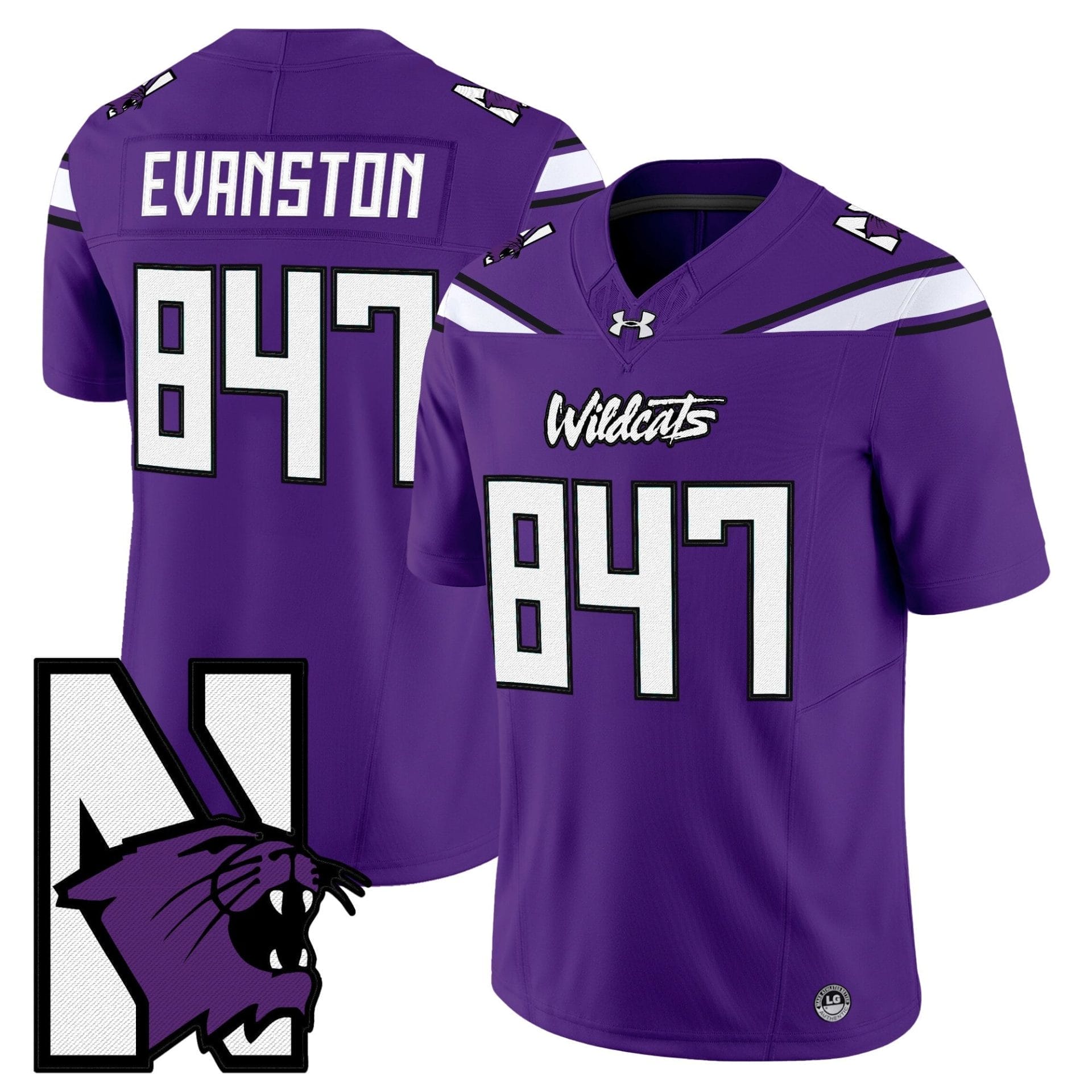 Northwestern Wildcats Honoring ’95 Vapor Limited Jersey - All Stitched - Image 16
