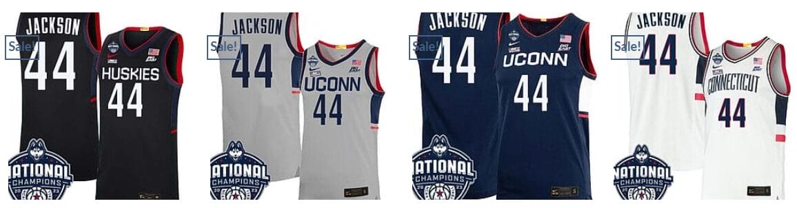 Andre Jackson Jersey UConn Huskies