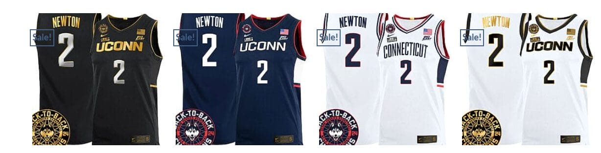 Tristen Newton Jersey Uconn Huskies