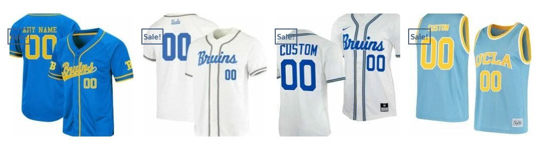 Custom UCLA Bruins Jersey