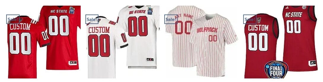 Custom NC State Wolfpack Jersey