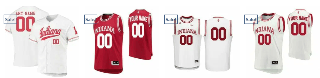 Custom Indiana Hoosiers Jersey