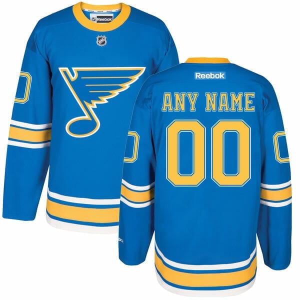 Custom St Louis Blues Jersey Name And Number 2017 Winter Classic Reebok