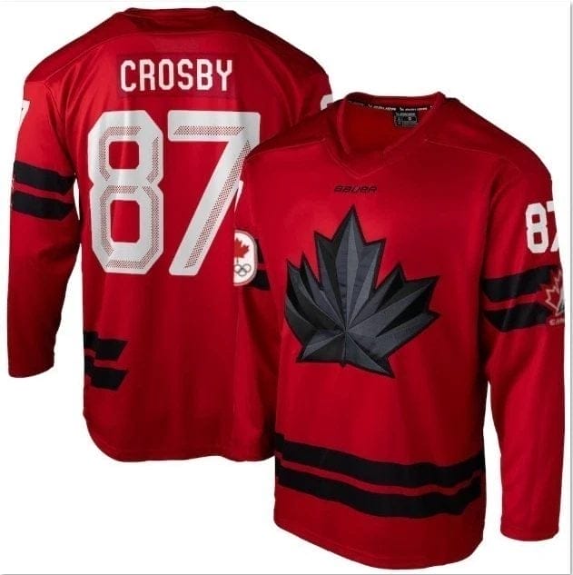 Sidney Crosby Team Canada 2026 Winter Olympics Jersey Red All STITCHED