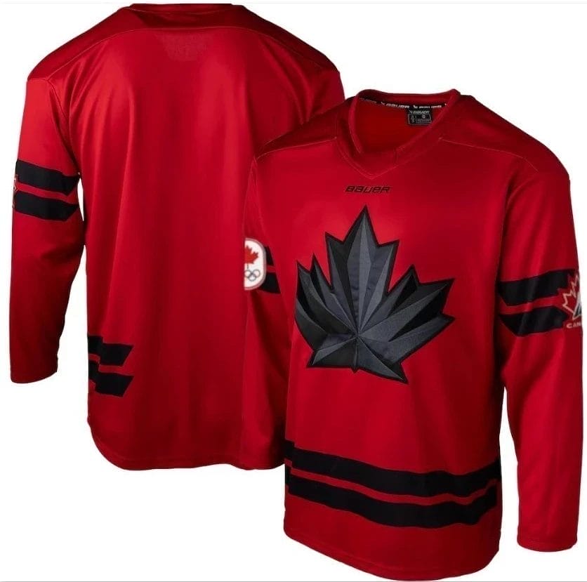 Team Canada Milan Winter Olympics 2026 Jersey Red STITCHED